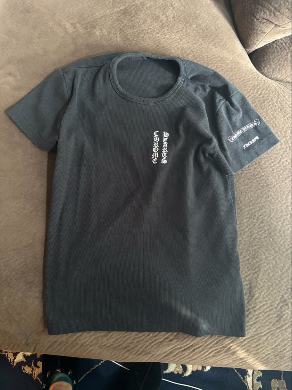 vintage chrome hearts scroll shirt